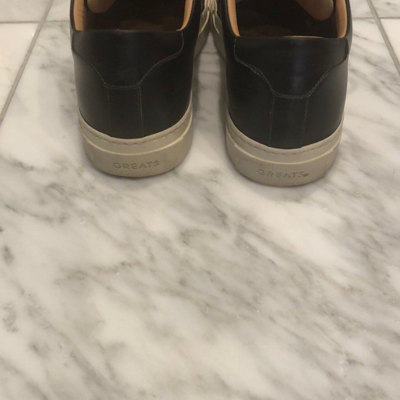 GREATS size 8 Royale sneakers | dark brown - Picture 4 of 5